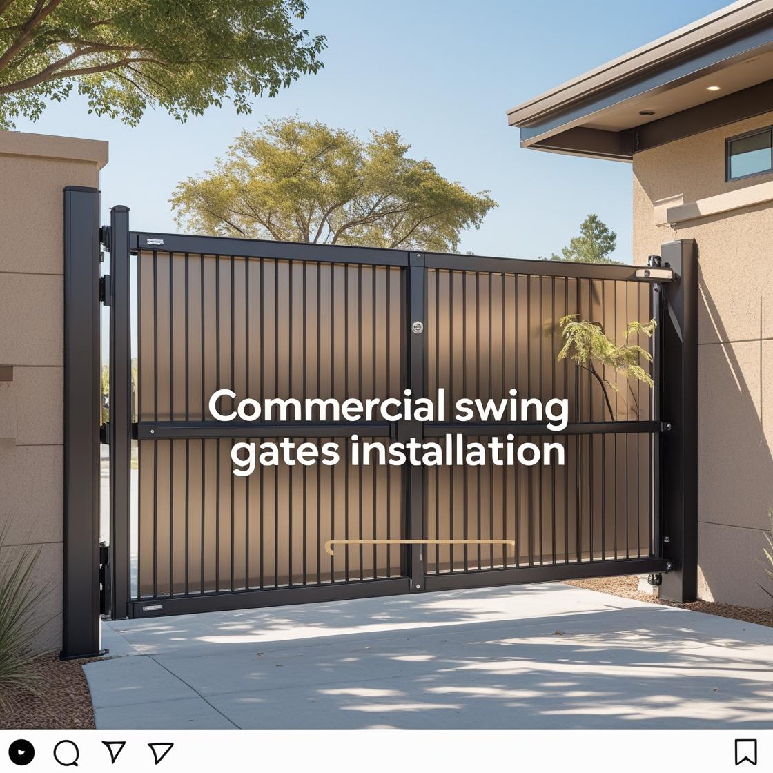 Swing Gate for Acreage Property in Fulshear TX